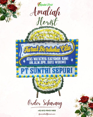 Papan Bunga Duka di Buanamekar