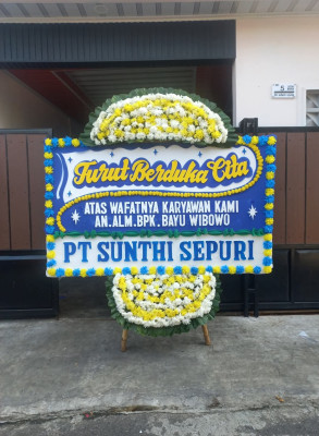 Papan Bunga Duka di Buanamekar