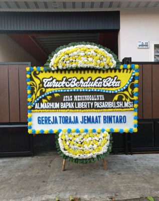 Papan Bunga Duka di Buanamekar
